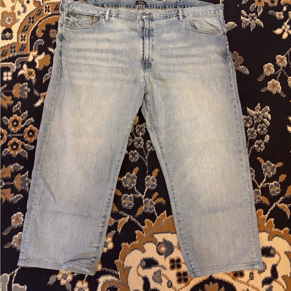 Ralph Lauren Blue Relaxed Jeans with Vintage Appeal
